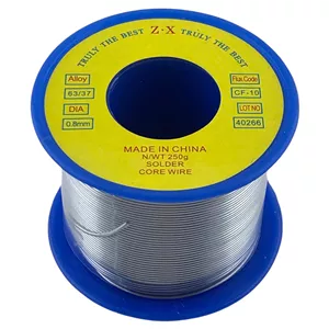 سیم لحیم زد ایکس مدل 60METR وزن 250 گرم مناسب برای هویه 40 وات