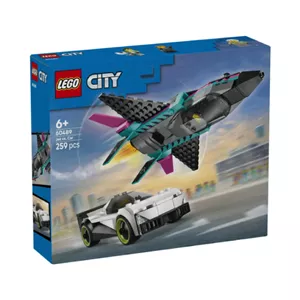 لگو 259 تکه سری سیتی مدل Jet vs. Car 60489
