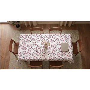 رومیزی مدل دشت شکوفه طرح ترک  کد T.120 سایز 220x140 سانتی‌متر