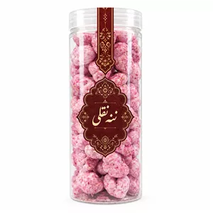نقل با مغز گردو و روکش گل محمدی ننه نقلی - 500 گرم