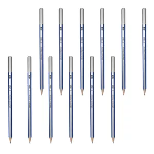 مداد مشکی تیزو مدل Graphite pencil بسته 12 عددی