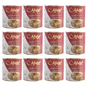 کنسرو کله پاچه گوسفند بهین - 800 گرم - بسته 12 عددی