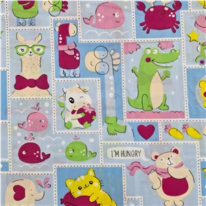 پارچه ملحفه عرض 1.45 متر مدل گاردن کد 140 رنگ آبی