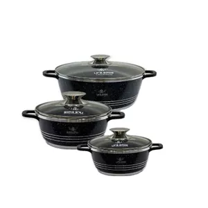 سرویس قابلمه گرانیتی 6 پارچه لایف اسمایل مدل LIFEP1762