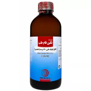الکل اتانول 70 درصد نگین فام طب مدل 01 حجم 1 لیتر