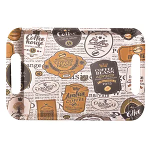 سینی  دسته دار مهروز مدل 1005 Coffee سایز 18*28 سانتیمتر