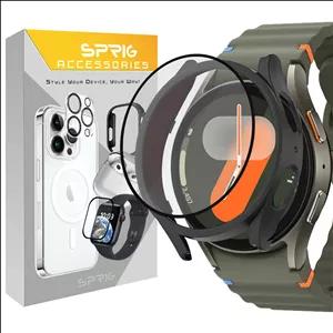 کاور اسپریگ مدل SPG مناسب برای ساعت هوشمند سامسونگ Galaxy Watch 7 40mm به همراه محافظ صفحه نمایش