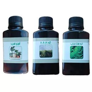 کود مایع امینو اسید و جلبک دریایی و کود سه بیست مدل life drop حجم 110 میلی لیتر بسته 3 عددی