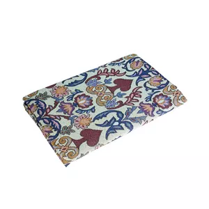 زیر انداز سفری 3 نفره مدل ضد آب طرح گل بوته سایز 200×150 سانتی متر