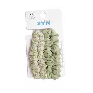 کش مو زنانه مدل پلیسه حریر خالخالی کد ngr428 بسته 4 عددی