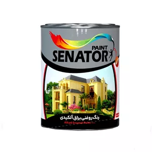 رنگ روغنی سفید نیمه براق سناتور کد 3975 وزن 1 کیلو گرم