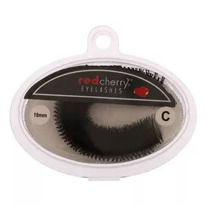 مژه مصنوعی رد چری مدل Classic Cluster Band کد 18 C بسته 10 عددی