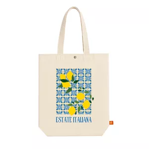 ساک خرید پارچه ای آس استایل من طرح ایتالیا  کد ART1331
