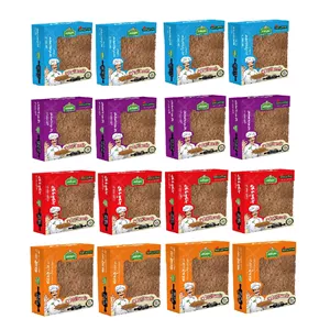 نان خشک با چهار طعم متفاوت هم دانه - 300 گرم بسته 16 عددی