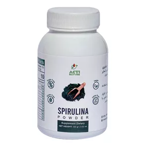 پودر جلبک خوراکی اسپیرولینا اکتی نیچر - 100 گرم
