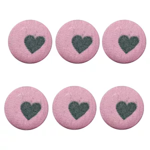 دکمه مدل قلبی بسته ۶ عددی