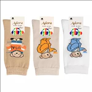 جوراب بچگانه آدورا مدل FAR4-6 مجموعه 3 عددی