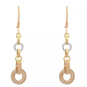 گوشواره عصایی طلا 18 عیار زنانه طلای مستجابی مدل آوا کد 16504 