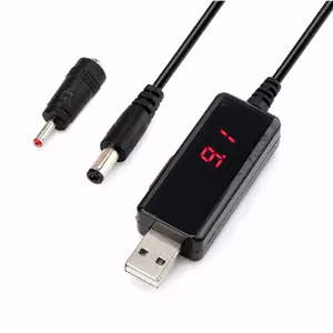 کابل تبدیل USB به DC مدل 9V/12V طول 1 متر