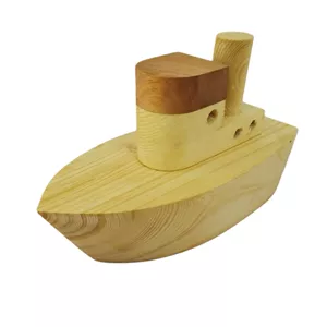 قایق مدل چوبی 