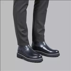 نیم بوت مردانه کرمانی مدل چرم طبیعی دستدوز کد 660