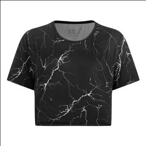 کراپ تی شرت ورزشی زنانه مدل G56