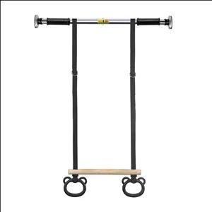 میله بارفیکس سه لول تن زیب مدل 32-WOOD به همراه بارفیکس کودکان