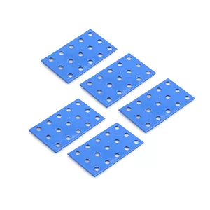 سازه رباتیک مدل صفحه مستطیل 3×5 فلزی رنگی بسته 5 عددی