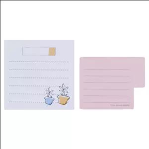 کاغذ یادداشت  ژیبو مدل bluma note_55 سایز 7.5*7.5 سانتی متر بسته 2 عددی