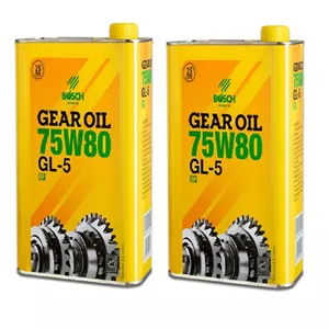 روغن گیربکس دستی بوش مدل 75W80 GL5 حجم 2.5 لیتر بسته 2عددی