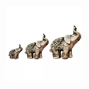 مجسمه مدل فیل مجموعه سه عددی