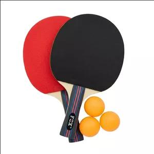 راکت پینگ‌پنگ سرعتی 5 لایه فاکس مدل 2k به همراه توپ بسته 5 عددی