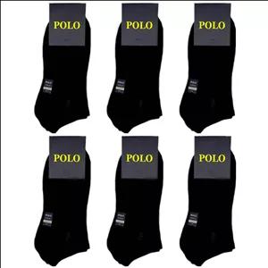 جوراب ساق کوتاه مردانه پولو مدل MOCHB6 بسته 6 عددی