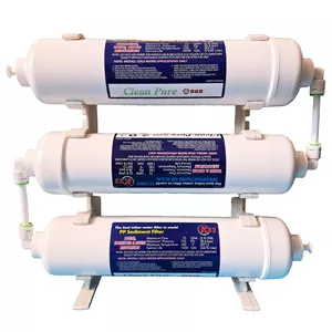 فیلتر تصفیه آب یخچال ساید مدل پایه خود ایستا کلین پیور  کد K33 مجموعه 3 عددی