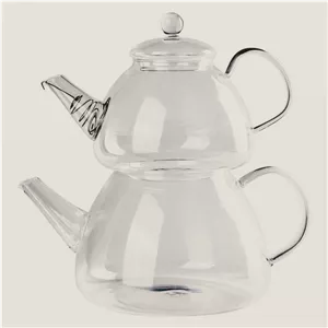 ست کتری و قوری مدل GLASS POT SET