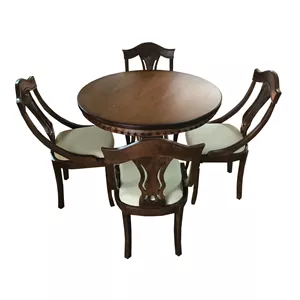 میز و صندلی ناهار خوری چوبی اسپرسان چوب مدل sm03