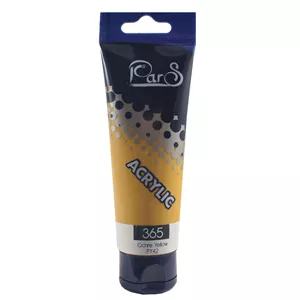 رنگ اکریلیک پارس کد 365 ochre yellow حجم 75 میلی لیتر