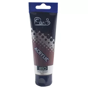 رنگ اکریلیک پارس کد 850 deep brown حجم 75 میلی لیتر