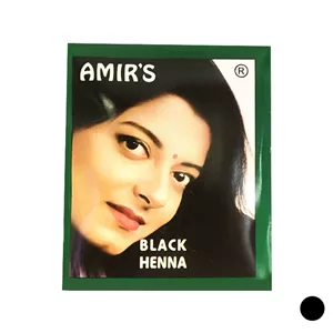 حنا هندی امیر مدل 2221 وزن 10 گرم رنگ مشکی بسته 4 عددی