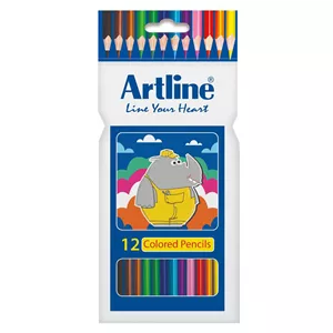مداد رنگی 12 رنگ آرت لاین مدل ECP12-P/IL
