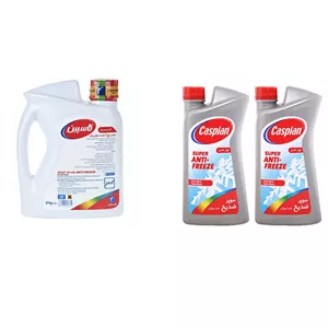 ضدیخ خودرو کاسپین مدل AM 2L50/5021LS مجموعه 3 عددی