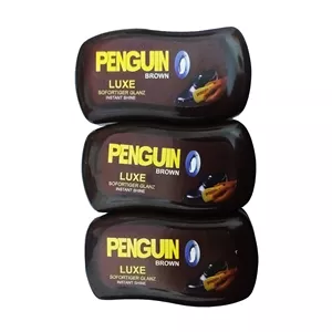 واکس کفش پنگوئن مدل لوکس کد 97 بسته 3 عددی