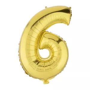 بادکنک فویلی مدل 6 Six سایز 150