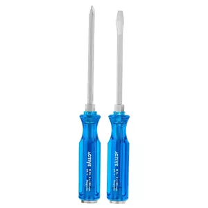  پیچ گوشتی چهارسو و دوسو ضربه خور اکتیو تولز مدل 022 سایز 125*6 میلی متر مجموعه 2 عددی