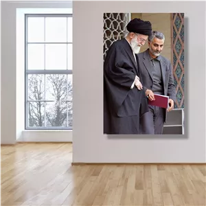 تابلو شاسی طرح سردار سلیمانی و رهبر کد 305