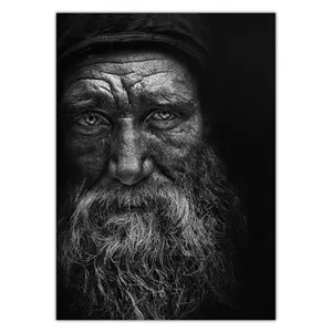 تابلو شاسی ونسونی طرح Stare To The Death سایز 30x40 سانتی متر