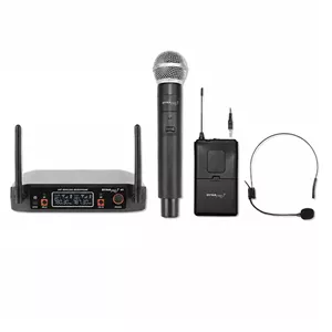ست میکروفن بی سیم دو کانال دایناپرو مدل U4 با درگاه اتصال XLR