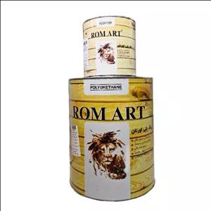 رنگ پلی اورتان سفید مات با هاردنر روم آرت کد 6257 حجم 4 لیتر