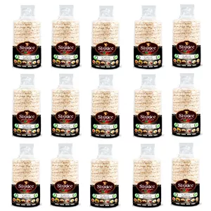 رایس کیک دانه چیا بدون گلوتن سیس رایس - 120 گرم بسته 15 عددی