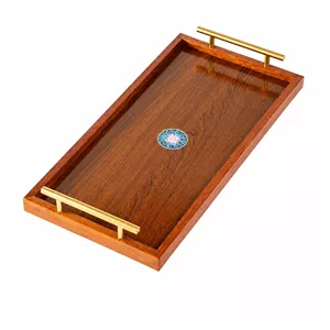 سینی دسته دار مدل ژاپنی کد ۱۱۴۵ سایز 39x19 سانتی متر